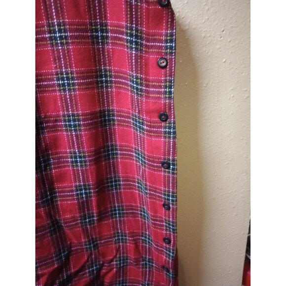 Sag Harbor wool blend sleeveless full button down lined dress women's 12 - Picture 3 of 9